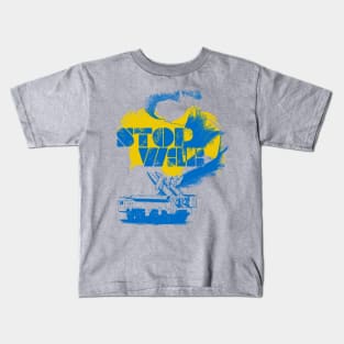 Stop the War in Ukraine Kids T-Shirt